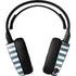 Polka Dots and Stripes Heart in Blue SteelSeries Arctis 3 Skin