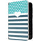 Polka Dots and Stripes Heart in Blue Surface Duo Skin
