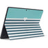 Polka Dots and Stripes Heart in Blue Surface Pro 7 Skin