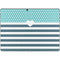 Polka Dots and Stripes Heart in Blue Surface Pro 9 Skin