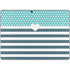 Polka Dots and Stripes Heart in Blue Surface Pro 9 Skin