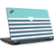 Polka Dots and Stripes Heart in Blue Lenovo ThinkPad Skin