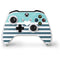 Polka Dots and Stripes Heart in Blue Xbox One S Controller Skin