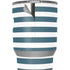 Polka Dots and Stripes Heart in Blue Yeti 20oz Tumbler Skin