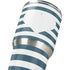 Polka Dots and Stripes Heart in Blue Yeti 30oz Rambler Tumbler Skin