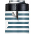 Polka Dots and Stripes Heart in Blue Yeti Colster Can Insulator Skin