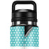 Polka Dots and Stripes Heart in Blue YETI Rambler 26oz Bottle Skin