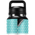 Polka Dots and Stripes Heart in Blue YETI Rambler 36oz Bottle Skin