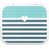Polka Dots and Stripes Heart in Blue YETI Roadie 24 Hard Cooler Skin