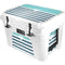 Polka Dots and Stripes Heart in Blue YETI Tundra 35 Hard Cooler Skin