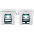 Polka Dots and Stripes Heart in Blue YETI Tundra 35 Hard Cooler Skin
