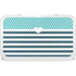 Polka Dots and Stripes Heart in Blue YETI Tundra 45 Hard Cooler Skin