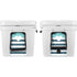 Polka Dots and Stripes Heart in Blue YETI Tundra 45 Hard Cooler Skin