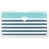 Polka Dots and Stripes Heart in Blue YETI Tundra 65 Hard Cooler Skin