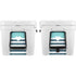Polka Dots and Stripes Heart in Blue YETI Tundra 75 Hard Cooler Skin