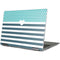 Polka Dots and Stripes Heart in Blue Yoga 710 14in Skin