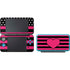 Polka Dots and Stripes Heart in Pink Nintendo 2DS XL (2017) Skin