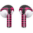Polka Dots and Stripes Heart in Pink Apple AirPods (3rd Gen 2021) Skin