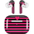 Polka Dots and Stripes Heart in Pink Apple AirPods Pro Skin