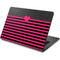 Polka Dots and Stripes Heart in Pink Dell Chromebook Skin