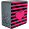 Polka Dots and Stripes Heart in Pink Cooler Master MasterBox Q300L Mini Tower Skin
