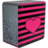 Polka Dots and Stripes Heart in Pink Cooler Master MasterBox Q300L Mini Tower Skin