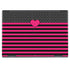 Polka Dots and Stripes Heart in Pink HP Envy Skin