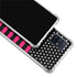 Polka Dots and Stripes Heart in Pink Galaxy A51 5G Clear Case