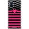 Polka Dots and Stripes Heart in Pink Galaxy A71 5G Clear Case