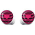 Polka Dots and Stripes Heart in Pink Galaxy Buds Plus Skin