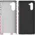 Polka Dots and Stripes Heart in Pink Galaxy Note 10 Pro Case