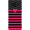 Polka Dots and Stripes Heart in Pink Galaxy Note 8 Skin
