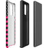 Polka Dots and Stripes Heart in Pink Galaxy Note20 5G Pro Case