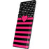Polka Dots and Stripes Heart in Pink Galaxy Note20 5G Skin