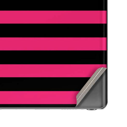 Polka Dots and Stripes Heart in Pink Galaxy Note20 5G Skin
