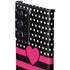 Polka Dots and Stripes Heart in Pink Galaxy Note20 Ultra 5G Lite Case
