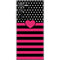 Polka Dots and Stripes Heart in Pink Galaxy Note20 Ultra 5G Skin