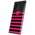 Polka Dots and Stripes Heart in Pink Galaxy Note20 Ultra 5G Skin