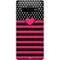 Polka Dots and Stripes Heart in Pink Galaxy S10 Plus Skin
