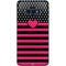 Polka Dots and Stripes Heart in Pink Galaxy S10e Skin