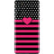 Polka Dots and Stripes Heart in Pink Galaxy S20 Fan Edition Skin