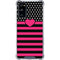 Polka Dots and Stripes Heart in Pink Galaxy S20 FE Clear Case