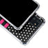 Polka Dots and Stripes Heart in Pink Galaxy S20 FE Clear Case
