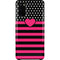Polka Dots and Stripes Heart in Pink Galaxy S20 Lite Case