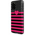 Polka Dots and Stripes Heart in Pink Galaxy S20 Plus Pro Case