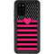Polka Dots and Stripes Heart in Pink Galaxy S20 Plus Waterproof Case
