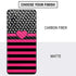 Polka Dots and Stripes Heart in Pink Galaxy S20 Skin
