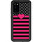 Polka Dots and Stripes Heart in Pink Galaxy S20 Waterproof Case