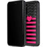 Polka Dots and Stripes Heart in Pink Galaxy S20 Waterproof Case