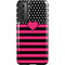 Polka Dots and Stripes Heart in Pink Galaxy S21 5G Pro Case
